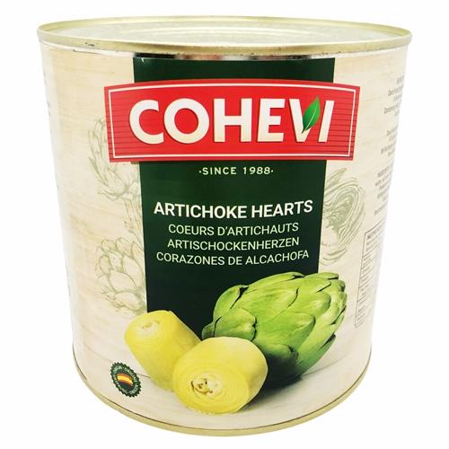 Artichoke Hearts in Brine 2.55kg (Cohevi)