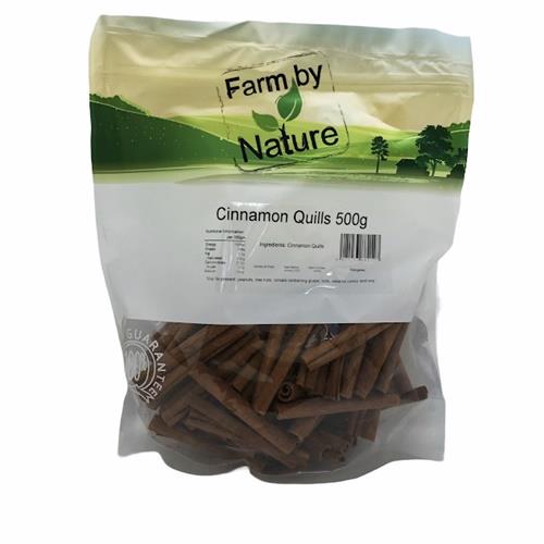CINNAMON QUILLS (Farm by Nature) 500g