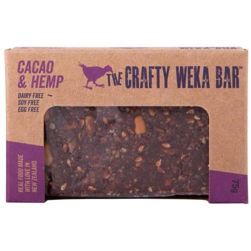 Cacao and Hemp Crafty Weka Bar 75g