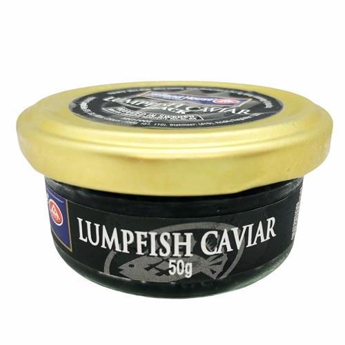 Caviar Lumpfish Black 50g (Holland House)