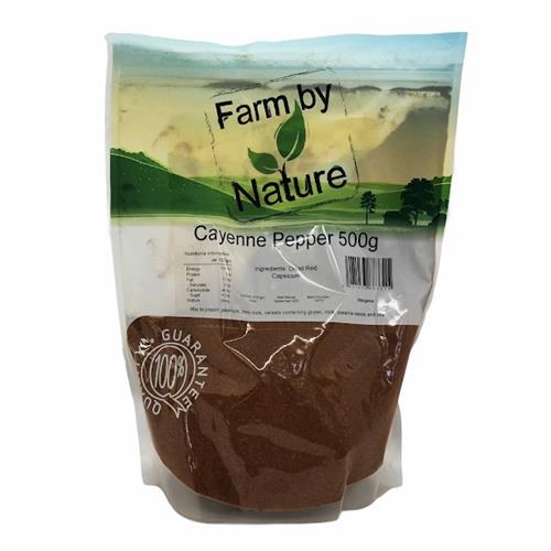 Cayenne Pepper 500g (Farm By Nature)