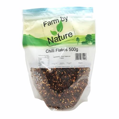 Chilli Flakes* 500g (Farm By Nature)