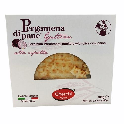 Crackers Parchment Onion 100gm (Cherchi)