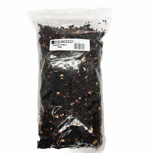 HIBISCUS FLOWERS DRIED 500g