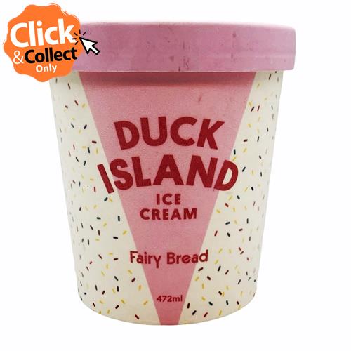 Ice Cream 472ml Fairy Bread (Duck Island)