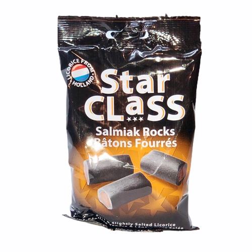 Liquorice Salmiak Rocks (Star Class) 100g