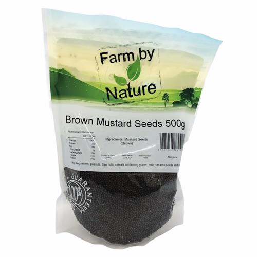 Mustard Seed Brown/Black 500g (Farm By Nature)