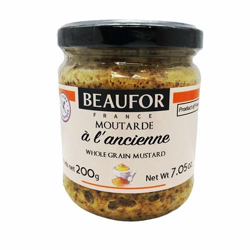 Mustard Whole Grain (Beaufor) 200g