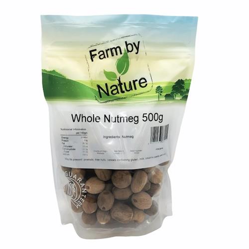 NUTMEG WHOLE 500g (Farm By Nature)
