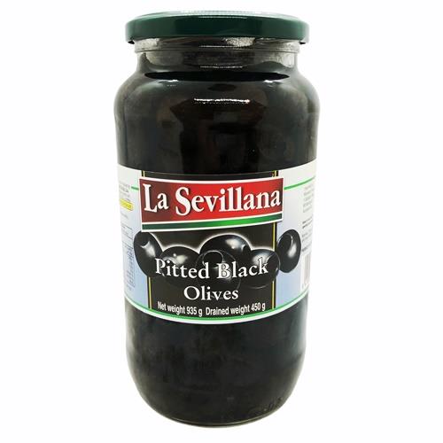 Olives Black Pitted (La Sevillana) 935g