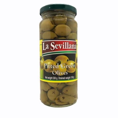 Olives Green Pitted (La Sevillana) 330g