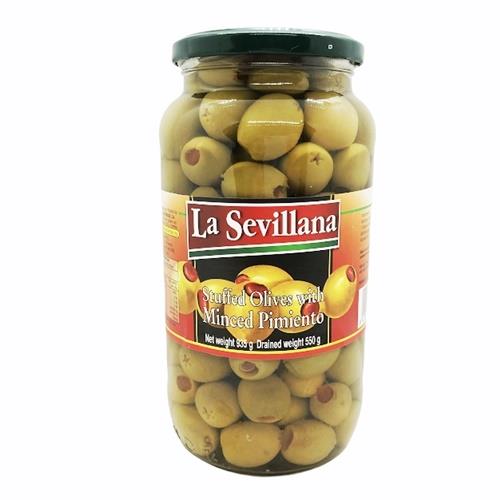 Olives Green Stuffed (La Sevillana) 935g