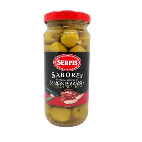 Olives with Serrano Ham (Serpis) 235g