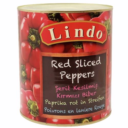 Peppers Red Sliced (A10) Lindo