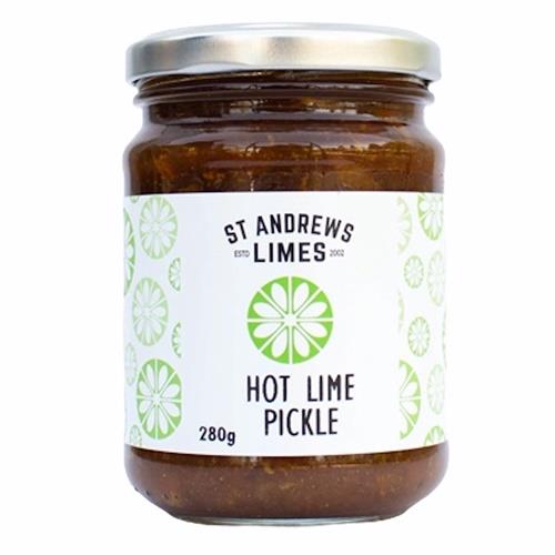 Pickle Hot Lime 195gm (St Andrews)
