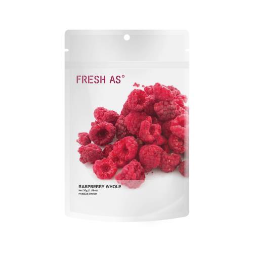 Raspberries Whole Freeze Dried 30g (Fresh As)