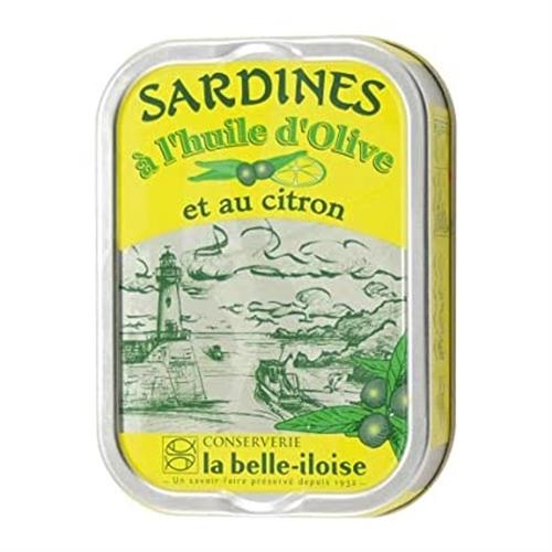 Sardines Olive OIl and Lemon (Belle Iloise) 115g