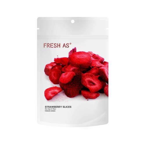 Strawberry Slices Freeze Dried (Fresh As) 22g