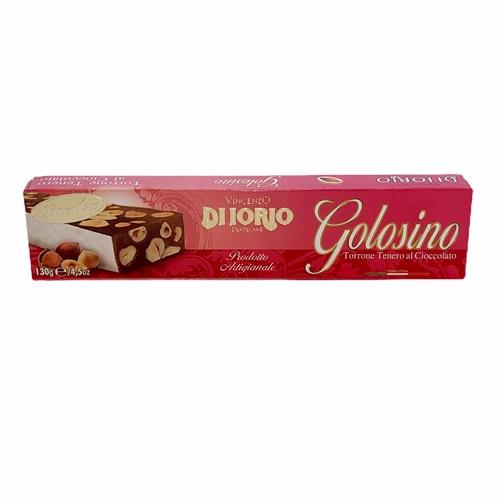 Torrone Golosino Chocolate with Hazelnuts (Di Iorio) 160gm