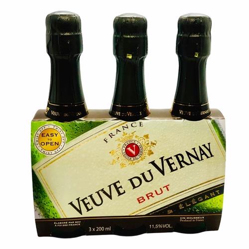 Veuve Du Vernay 3x200ml Brut