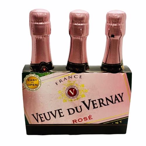 Veuve Du Vernay 3x200ml Rose