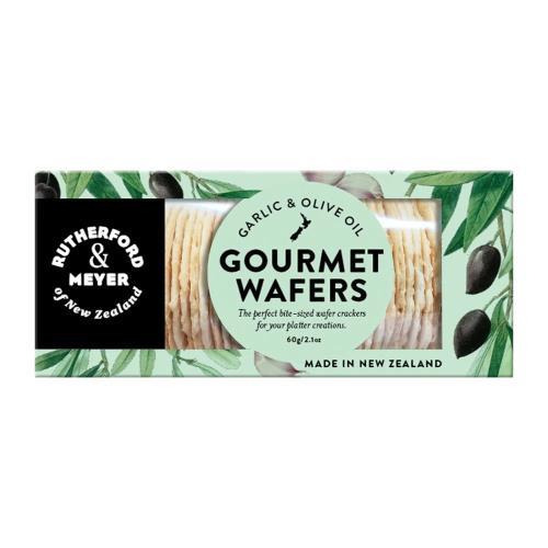 Wafers Gourmet Garlic & Olive Oil (Rutherford & Meyer) 60g